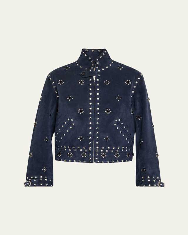 Howard Studded Suede Jacket